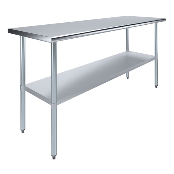 Amgood 24 in. x 72 in. Stainless Steel Table AMG WT-2472 - main
